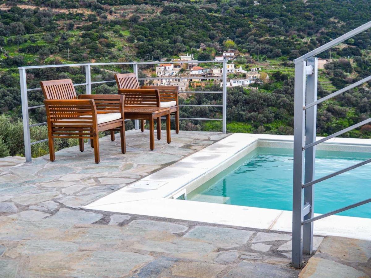 Villa Kampos View - Quiet House At The End Of The Road, Private Pool Kámbos Exterior foto